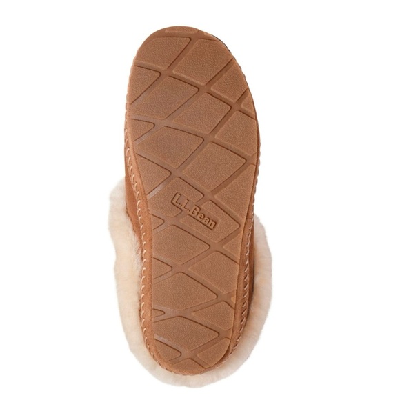 BRAND NEW (NWT)- trendy L.L.Bean Women’s suede slippers wool lining, size 10 - Picture 11 of 11